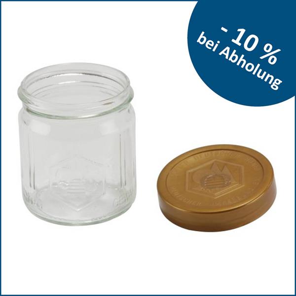 Imkerbund Glas (DIB) 500 g mit Deckel