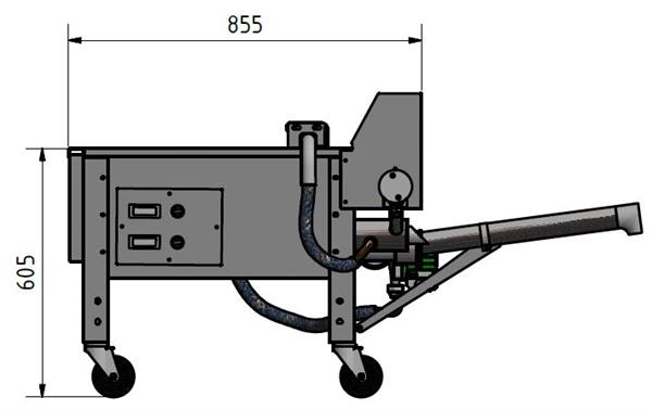 Edelstahl-Direktschmelzer DS 65-d (400V)