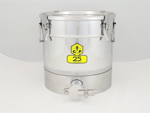 CFM-Abfüllbehälter 25 kg (4 Spannverschlüsse)