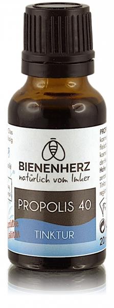 BIENENHERZ® PROPOLIS Tinktur 40 (20ml 40% Qualitätstinktur Dr. Wöll®)