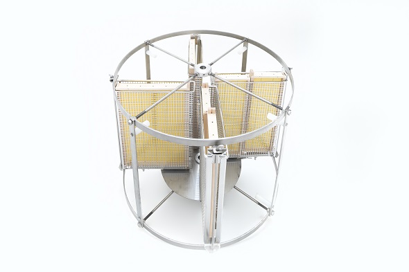 CFM-Selbstwendeschleuder 4-Waben, Ø77cm, 180W, Oberantriebsvollautomatik