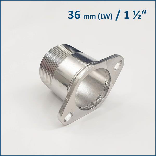 Quetschhahnadapter für QH 36 mm (LW) / 1 1/2" Nippel