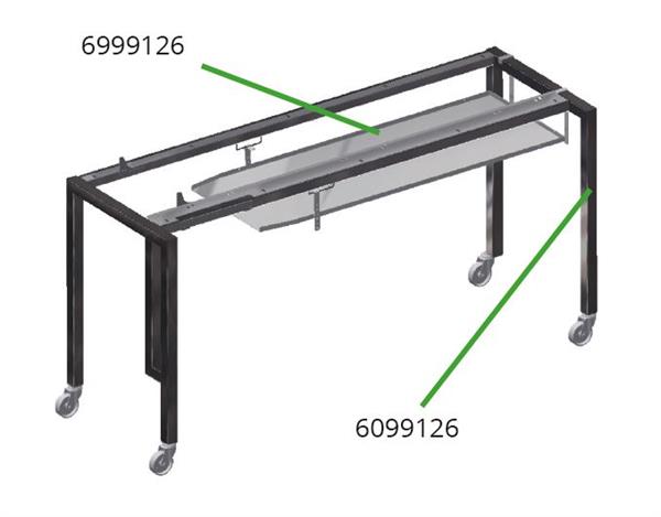 Gleitschiene zur Entdeckelungsmaschine WT1 / WT2