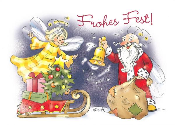 Postkarte "Frohes Fest"