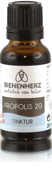 BIENENHERZ® PROPOLIS Tinktur 20 (20ml 20% Qualitätstinktur Dr. Wöll®)