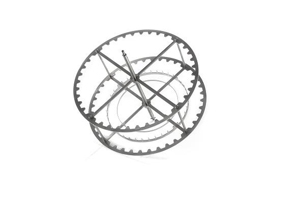 20 Ganz- / 36 Halbrahmen Radialkorb mit Welle