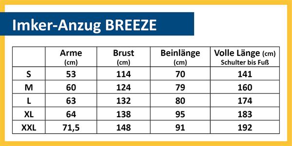 Imker-Anzug BREEZE mit Schleier, sandfarben