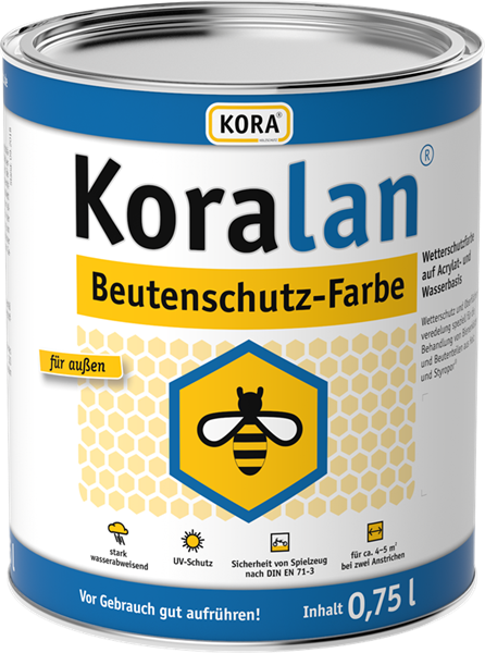 Koralan® Beutenschutz-Farbe Blau 750 ml